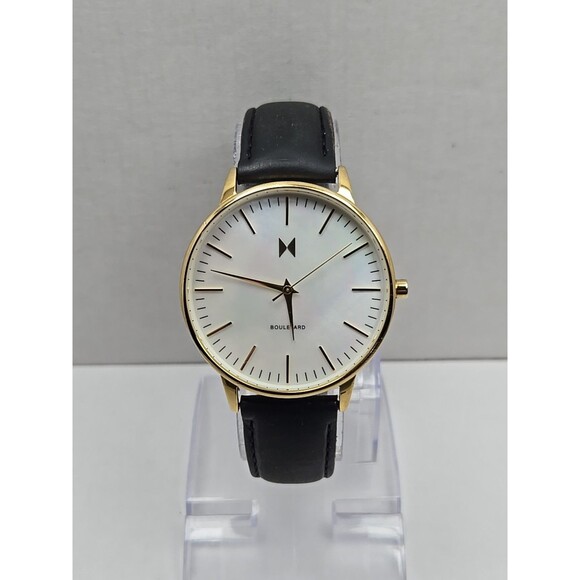 MVMT Boulevard Abbott Kinney 38 mm Gold MOP Dial Quartz New Battery Womens Watch - Picture 1 of 13